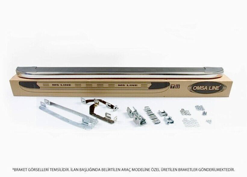 Omsa Ford Tourneo Custom Ms Line Siyah Yan Basamak 2013-2018