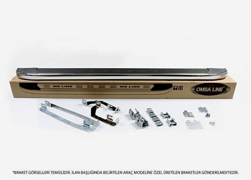 Omsa Mercedes-Benz Vito Kısa Şase W447 Ms Line Siyah Yan Basamak 2015-2020