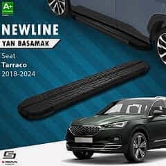 S-Dizayn Seat Tarraco NewLine Siyah Yan Basamak 193 Cm 2018-2024 A+ Kalite