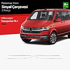 Volkswagen Transporter Uyumlu T6.1 Krom Sinyal Çerçevesi 2 Parça. 2020 Üzeri