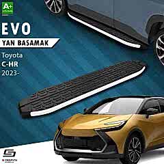 S-Dizayn Toyota C-HR 2 Evo Aluminyum Yan Basamak 173 Cm 2023 Üzeri A+ Kalite