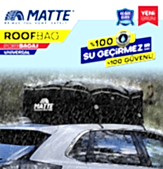 Matte Uyumlu Araç Tavan Çantası Portbagaj (350Lt)