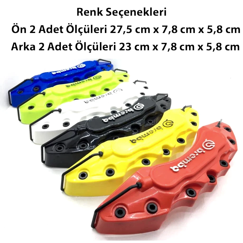Renault Grand Espace Uyumlu Brembo Sarı Kaliper Kapağı 4 Parça Ön Arka Set