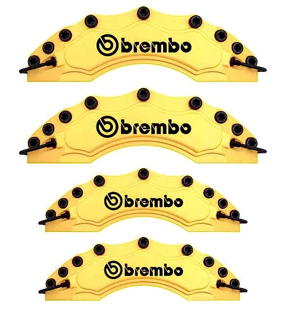 Renault Grand Espace Uyumlu Brembo Sarı Kaliper Kapağı 4 Parça Ön Arka Set