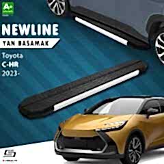 S-Dizayn Toyota C-HR 2 NewLine Aluminyum Yan Basamak 173 Cm 2023 Üzeri A+ Kalite
