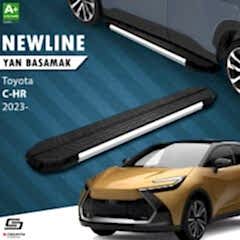S-Dizayn Toyota C-HR 2 NewLine Krom Yan Basamak 173 Cm 2023 Üzeri A+ Kalite
