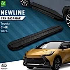 S-Dizayn Toyota C-HR 2 NewLine Siyah Yan Basamak 173 Cm 2023 Üzeri A+ Kalite
