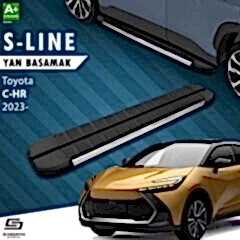 S-Dizayn Toyota C-HR 2 S-Line Krom Yan Basamak 173 Cm 2023 Üzeri A+ Kalite