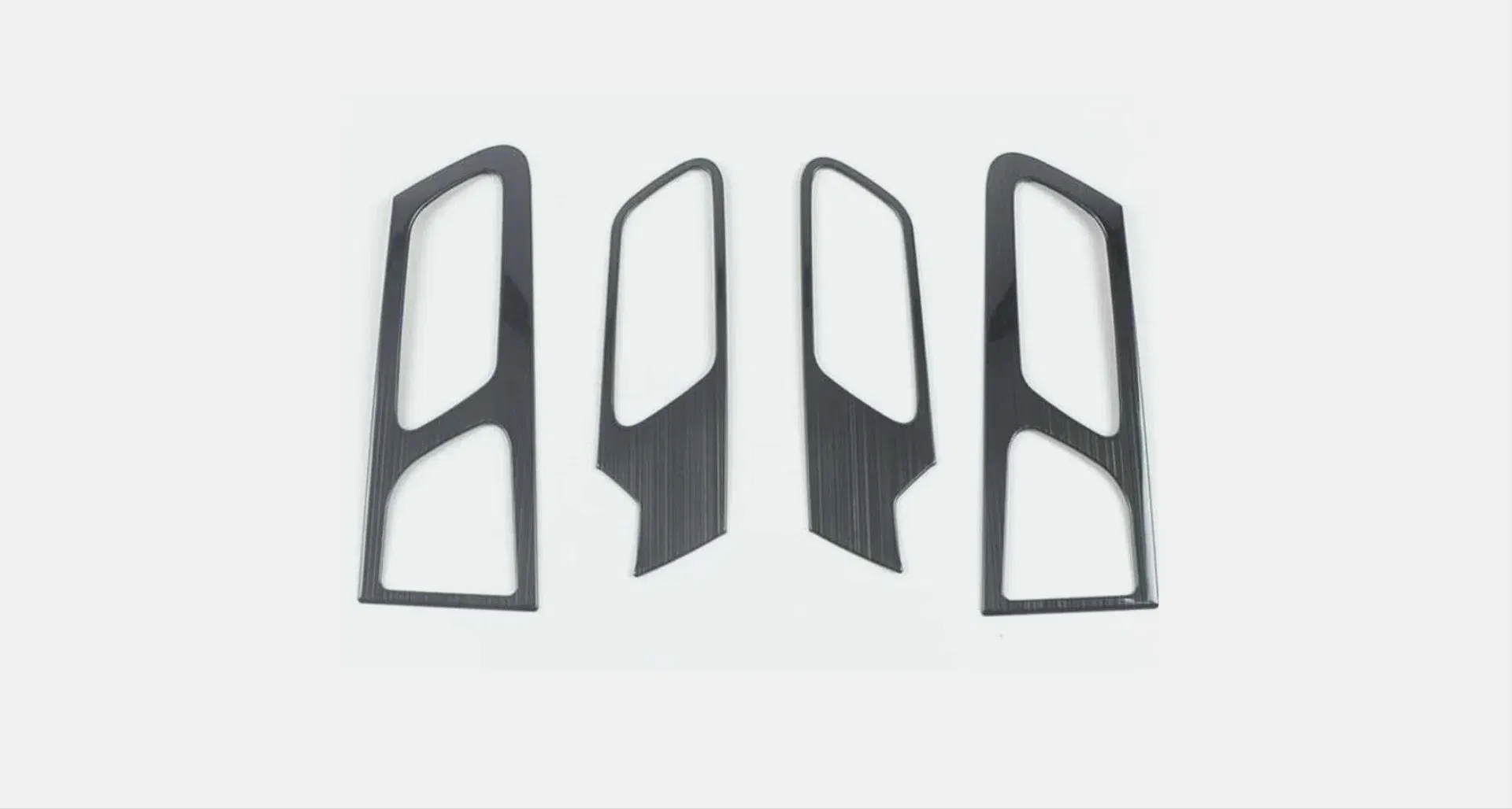 Peugeot 2008 Uyumlu İç Kapı Açma Kolu Kaplama - Titanyum Siyah