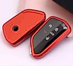 Volkswagen Golf Uyumlu 8 Anahtar Kılıfı (ABS) - Kırmızı