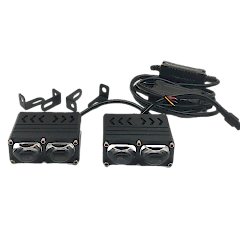 Offroad sis lambası 7.2 x 5.6 x 3cm 2 led beyaz 45w sarı 45w 12-80v /  LASS397