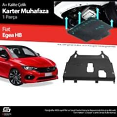 S-Dizayn Fiat Egea Sedan Çelik Karter Muhafaza Koruma 2015 Üzeri A+ Kalite