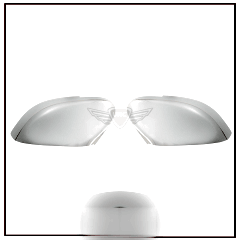 Volkswagen Caddy Uyumlu Ayna Kapağı -2015 ABS Krom Parça