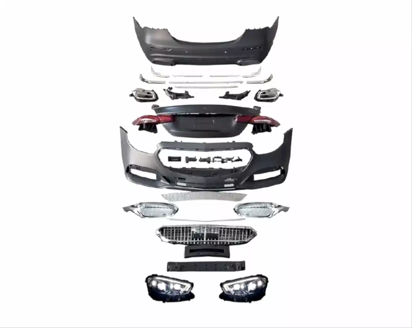 W213 2016-2019 E Serisi Içın 2020+ Maybach Görünüm Body Kıt