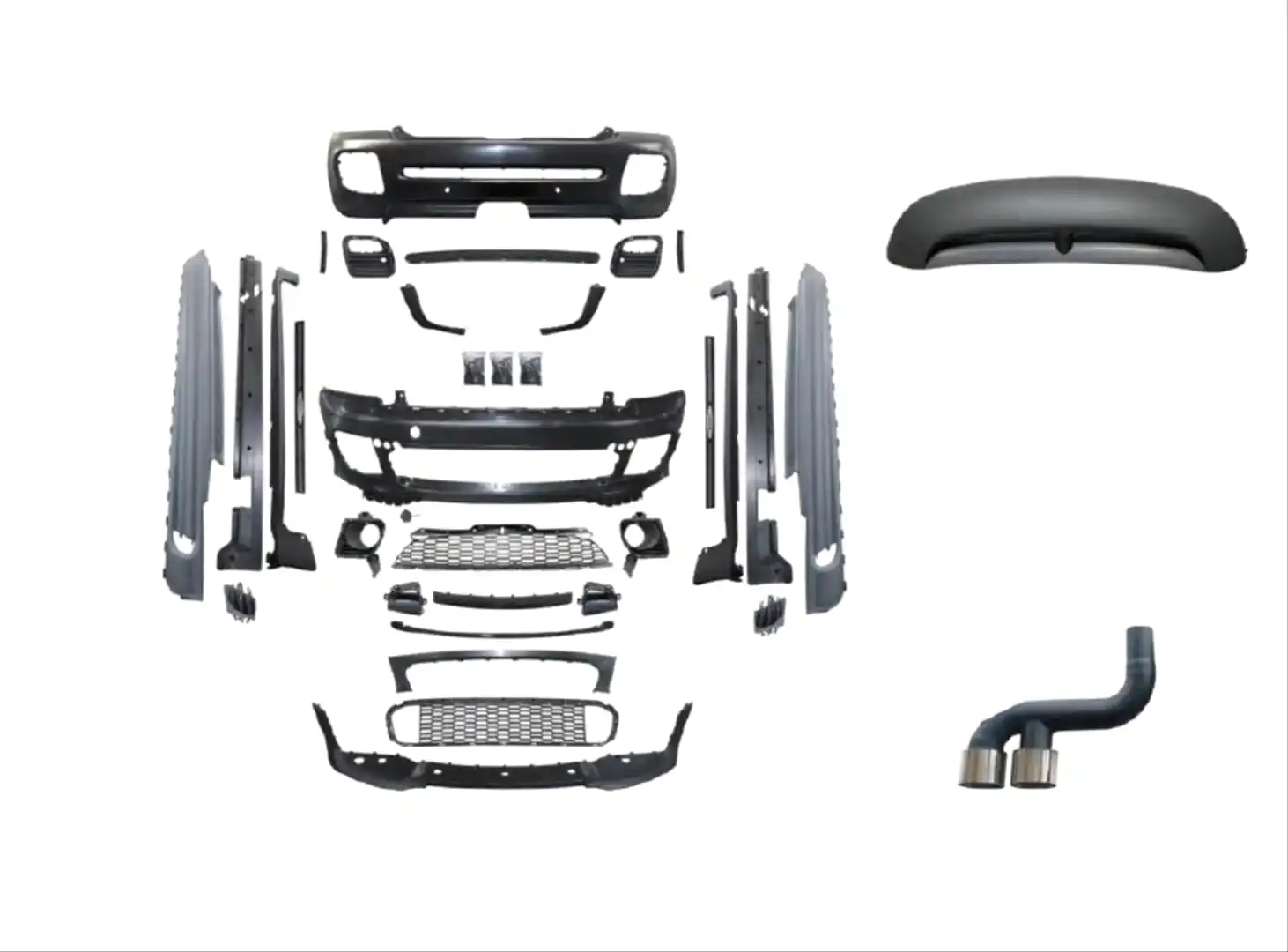 Mini Cooper R56 08-14 İçin Uyumlu Jcw Görünüm Body Kıt