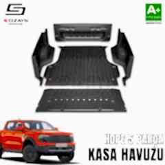 S-Dizayn Ford Ranger 4 HDPE Kasa Havuzu Kaplaması 5 Prç. 2023 Üzeri A+ Kalite