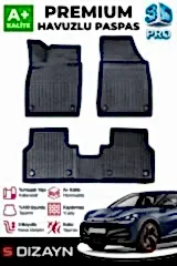 S-Dizayn Cupra Tavascan 3D Pro Havuzlu Paspas 2023 Üzeri A+ Kalite