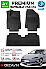 S-Dizayn Hyundai Ioniq 6 3D Pro Havuzlu Paspas 2022 Üzeri A+ Kalite