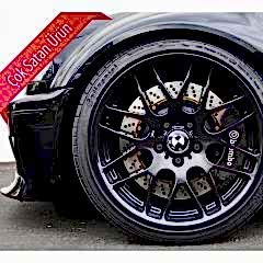 Volvo V50 Uyumlu Brembo Siyah Kaliper Kapağı 4 Parça Ön Arka Set