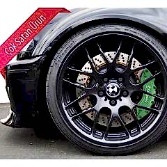 Volvo V50 Uyumlu Brembo Yeşil Kaliper Kapağı 4 Parça Ön Arka Set