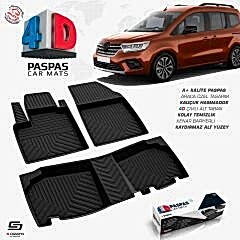 S-Dizayn Renault Kangoo 4D Havuzlu Paspas 2024 Üzeri A+ Kalite