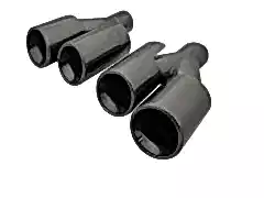 Bmw M-Performance Uyumlu Yuvarlak Egzoz Ucu Seti Siyah