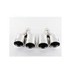 Bmw M-Performance Uyumlu Yuvarlak Egzoz Ucu Seti Silver