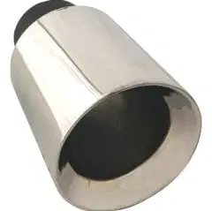 Egzoz Ucu 85'Lik Tekli Aynalı Kromajlı / Eguc435A