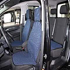 Kilim Minder 3'Lü Set Klasik Siyah/Mavi / Klmny307-1