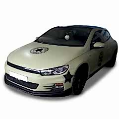 Volkswagen Scirocco Uyumlu Makyajlı Ön Ek
