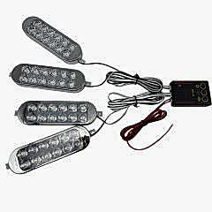 Çakar lamba 4'lü set kumandalı kırmızı-mavi 12-50v / LAPA213