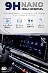 S-Dizayn Mercedes CLA 10.25 İnç 9H Nano Gösterge & Multimedya Ekran Koruyucu 2'Li Set (MAT) 2019-2025 A+ Kalite