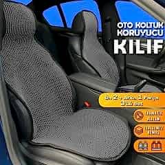 Mitsubishi Lancer Uyumlu Koltuk Kılıfı Minder Füme 2+1 Ön Arka Set
