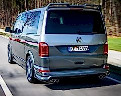 Volkswagen Transporter Uyumlu T7 Abt Arka Ek (Plastik)