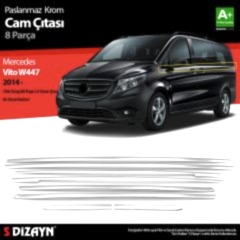 Cam Alt Çıtaları 8 Parça. (Tek Sürgülü Kapı-L3 Uzun Şasi) 2014 Üzeri Parça