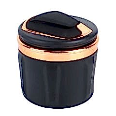 Işıklı Küllük Siyah-Altın Renkli / Icku48