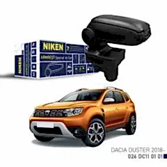 Dacia Duster Uyumlu 2018- Araca Özel Kol Dayama Siyah