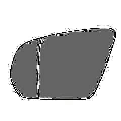 W205 & Uyumlu W213 & W222 C-E-S Serisi İçin Uyumlu Ayna Camı (Isıtmalı - Asferik) -