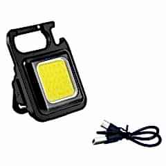 LED Işıklı Uyumlu Flash Özellikli 4 Modlu Cob Anahtarlık El Feneri/ Anah14 Parça