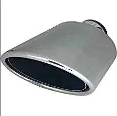 Egzoz Ucu Yan Kesik Sol Kromajlı / Eguc434-A