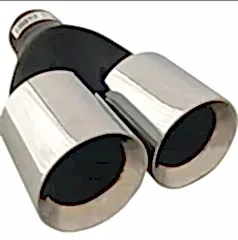 Egzoz Ucu 85'Lik Çiftli Aynalı Kromajlı / Eguc441A