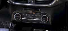 Ford Focus Uyumlu 2019+ Klima Panel Kaplama Titanyum Siyah