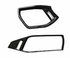 Ford Focus Uyumlu 2019+ Menfez Kaplama Karbon 2 Parça (ABS)