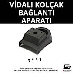 S-Dizayn Opel Corsa E ABS Vidalı Kol Dayama Kolçak Alt Adaptör 2014-2019 A+Kalite