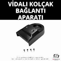 S-Dizayn Peugeot 207 ABS Vidalı Kol Dayama Kolçak Alt Adaptör 2006-2014 A+Kalite