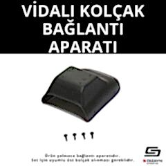 S-Dizayn Peugeot 208 ABS Vidalı Kol Dayama Kolçak Alt Adaptör 2012-2019 A+Kalite