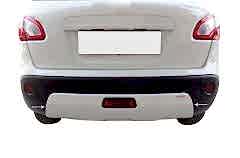 Nissan Qashqai Uyumlu J10 Arka Orta Tampon (Difüzör) (+2 Md. Uyumsuz) Fiber 2007-2013