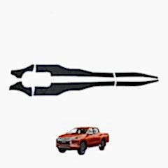 Mitshubishi L200 Yarasa Kapı Kaplama 6 Parça 2019 ve Üzeri