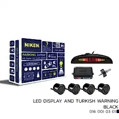 Niken Park Sensörü Led Ekran Ve Turkce Uyarı Siyah