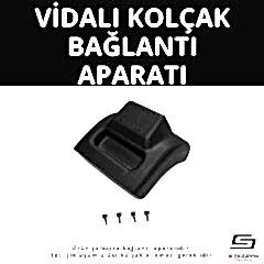S-Dizayn Ford Focus 2 ABS Vidalı Kol Dayama Kolçak Alt Adaptör 2005-2011 A+Kalite